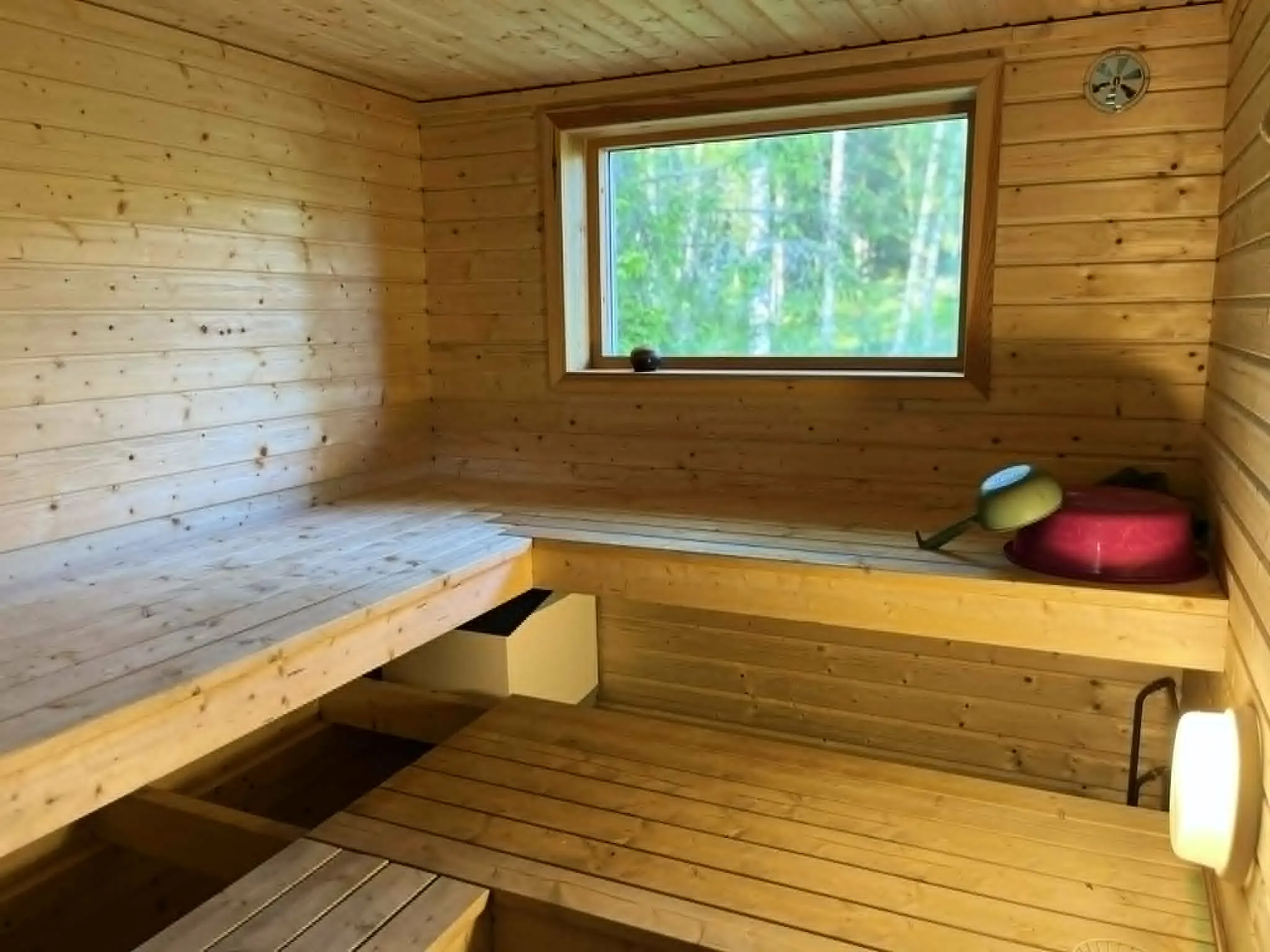 Gäststuga, bastu